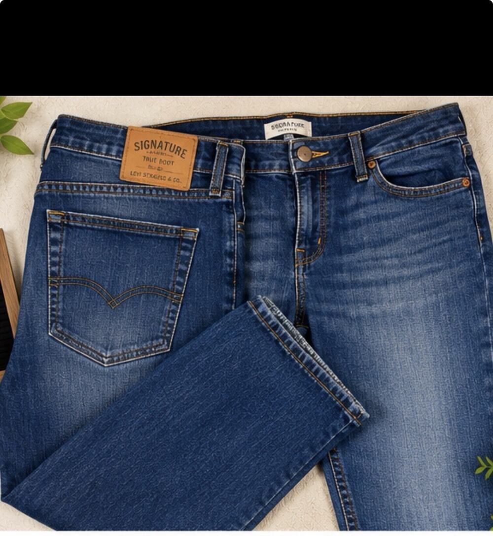 Levi’s Signature True Boot Jeans Women’s Size 16 W36 Medium Wash Denim